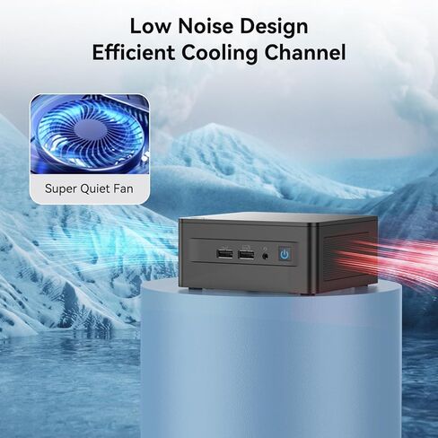 NUC13ANHi7 NUC13 Pro 16GBRAM 512GB SSD Mini PC,for intel nuci7-1360P 12 Core,16 thread Mini Computer,Win 11 Pro Mini Computers, Up to 5 GHz Turbo,NVMe SSD DDR4,WiFi 6E,BT 5.3,8K Support,USB 3.2,Gaming in Kuwait