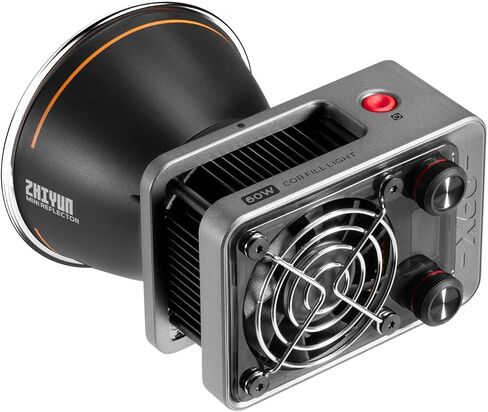 Zhiyun X60 Combo Video Light with Grip Battery,60W Portable COB Photography Lighting, Continuous Output Lighting with APP Control CCT 2700K~6500K for Outdoor, Photography, Studio Video in Saudi Arabia