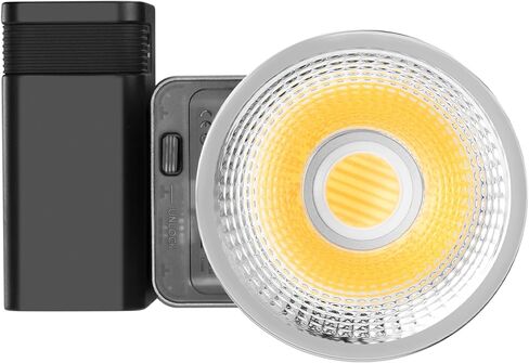 Zhiyun X60 Combo Video Light with Grip Battery,60W Portable COB Photography Lighting, Continuous Output Lighting with APP Control CCT 2700K~6500K for Outdoor, Photography, Studio Video in Saudi Arabia