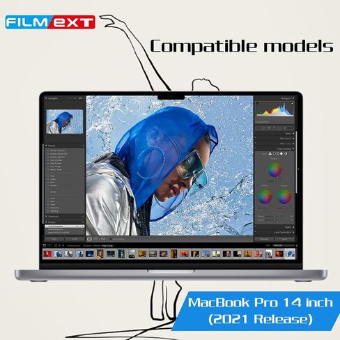 واقي شاشة FILMEXT Macbook Pro 14 بوصة 2021 لحماية العين ضد مرشح الضوء الأزرق Macbook Pro 14 واقي شاشة لجهاز Macbook Pro 14 بوصة M1 2021(A2442)، درع شاشة مضاد للتوهج من PET in Saudi Arabia
