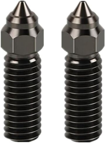 2 حزمة من الفوهات الفولاذية المقواة للطباعة عالية السرعة لطابعات Creality K1/K1 Max ثلاثية الأبعاد.. (0.6 مم) in Kuwait
