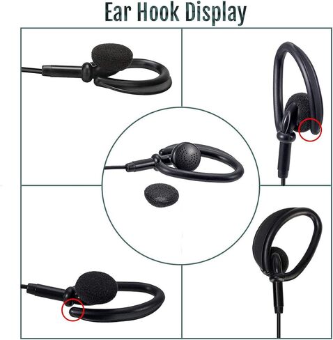 Retevis RT68 Walkie Talkie Earpiece with Mic, for RT22/RT21/H777/RT27/RT68H in Kuwait
