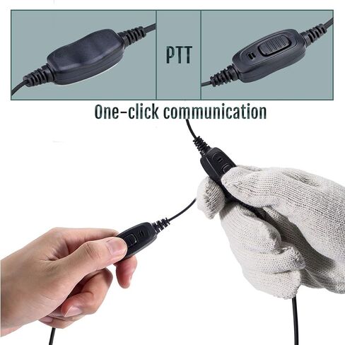 Retevis RT68 Walkie Talkie Earpiece with Mic, for RT22/RT21/H777/RT27/RT68H in Kuwait