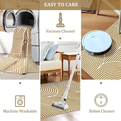 OJIA Modern Kitchen Runner Rug 2'x8' Washable Rug Runner Non-Slip Soft Hallyway Runner Rugs, Boho Bedroom Rug Gray Carpet Runners for Entryway Bathroom Laundry Room Foyer in Saudi Arabia