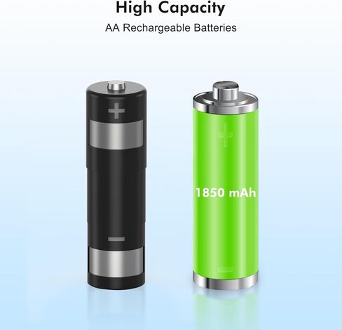 بطاريات AMVR بديلة قابلة لإعادة الشحن بقدرة 1850 مللي أمبير في الساعة لقاعدة الشحن لـ Meta/Oculus Quest 2/3 (ليست لقاعدة الشاحن الرسمية) (عبوتان) in Kuwait