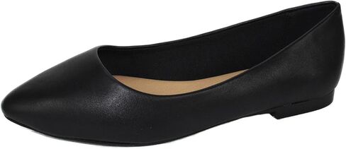 City Classified Women Casual Flat Office Shoes Wide Width Fit Pointy Toe W-Hold in Saudi Arabia