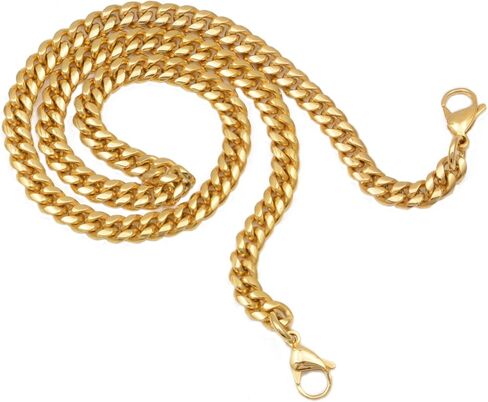 TIASRI 47 بوصة DIY سلسلة حديدية حزام حقيبة يد سلاسل إكسسوارات محفظة الأشرطة الكتف عبر الجسم استبدال الأشرطة، الذهب الفولاذ المقاوم للصدأ in Saudi Arabia