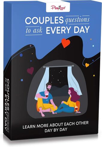 Couples Games - Questions for Couples to Ask Every Day, Couples Games, Couple Games for Game Night, Card Games for Couples, Couples Card Games, Couples Gifts - 110 Conversation Cards for Couples in Saudi Arabia