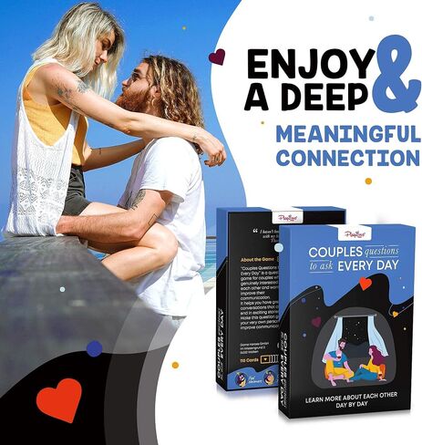 Couples Games - Questions for Couples to Ask Every Day, Couples Games, Couple Games for Game Night, Card Games for Couples, Couples Card Games, Couples Gifts - 110 Conversation Cards for Couples in Saudi Arabia