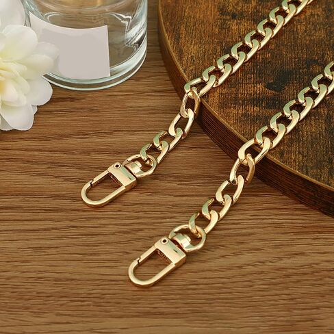 MOFANCY Metal Purse Chain Straps Length 23.6 inch Gold Bag Chain Strap for Crossbody Bag 2.4mm Extra Thick Metal Strap Purse Chain Handles Replacement for Handbag 1Pack in Saudi Arabia
