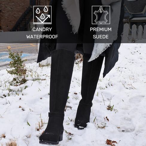 حذاء نسائي مريح للركبة مقاوم للماء للشتاء من نيكول in Kuwait