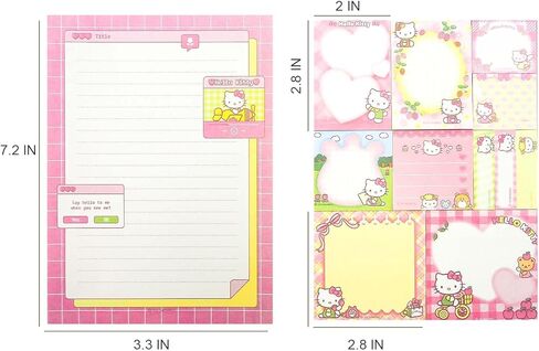 مجموعة 15 قطعة من الملاحظات اللاصقة اللطيفة، كتاب مذكرات لاصق Kawaii، ملاحظات لاصقة على شكل حيوانات، وسادات مذكرات أنيمي، وسادات ملاحظات لاصقة مضحكة للوازم المكتبية (K) in Kuwait