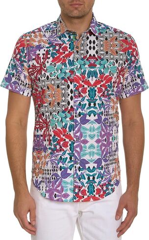 Robert Graham Men's Studio 54 S/S Woven Shirt in Saudi Arabia