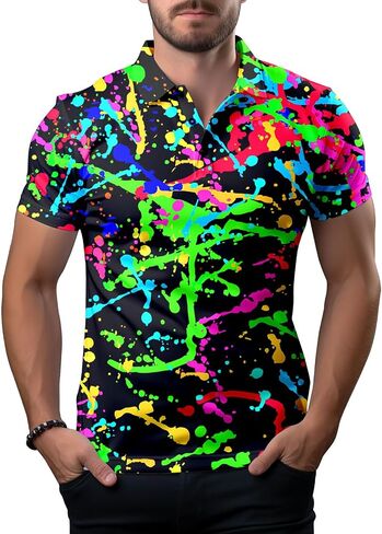 Funny Golf Shirts for Men,Hawaiian Golf Shirts Short Sleeve Dry Fit,Golf Gifts for Men in Saudi Arabia