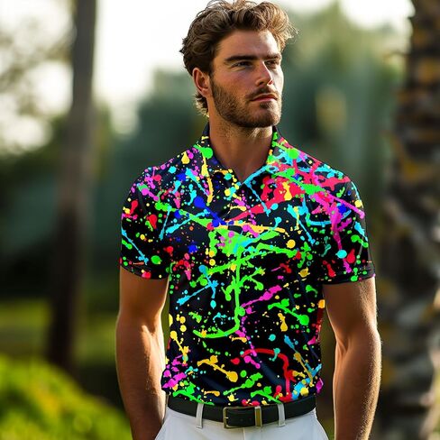 Funny Golf Shirts for Men,Hawaiian Golf Shirts Short Sleeve Dry Fit,Golf Gifts for Men in Saudi Arabia