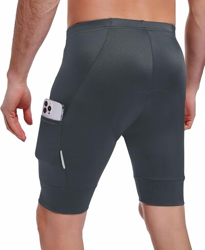 qualidyne Men's Cycling Shorts 4D Padded Bike Biking Shorts Road Riding Bicycle UPF 50+ Cycle Shorts Pockets in Saudi Arabia