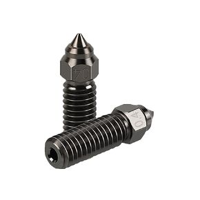 2 Pack High-Speed Printing Hardened Steel Nozzle for Creality K1/K1 Max 3D Printers.. (0.6mm)