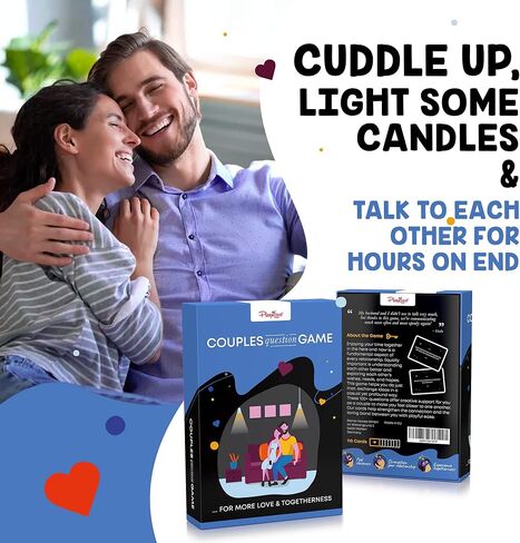 Couples Games - Questions for Couples to Ask Every Day, Couples Games, Couple Games for Game Night, Card Games for Couples, Couples Card Games, Couples Gifts - 110 Conversation Cards for Couples in Saudi Arabia