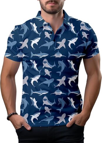 Funny Golf Shirts for Men,Hawaiian Golf Shirts Short Sleeve Dry Fit,Golf Gifts for Men in Saudi Arabia
