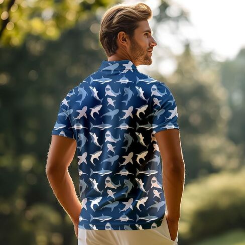 Funny Golf Shirts for Men,Hawaiian Golf Shirts Short Sleeve Dry Fit,Golf Gifts for Men in Saudi Arabia
