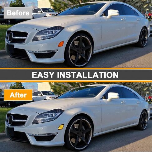 مصابيح LED للعلامات الجانبية متوافقة مع S Class W221 2010-2013/ لـ CLS-Class C218 2012-2014/ لـ W218 CLS63 AMG 2012-2014، مجموعة مصابيح مصابيح الإشارة الجانبية للإشارة in Kuwait