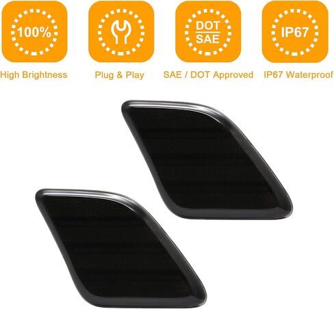 مصابيح LED للعلامات الجانبية متوافقة مع S Class W221 2010-2013/ لـ CLS-Class C218 2012-2014/ لـ W218 CLS63 AMG 2012-2014، مجموعة مصابيح مصابيح الإشارة الجانبية للإشارة in Kuwait