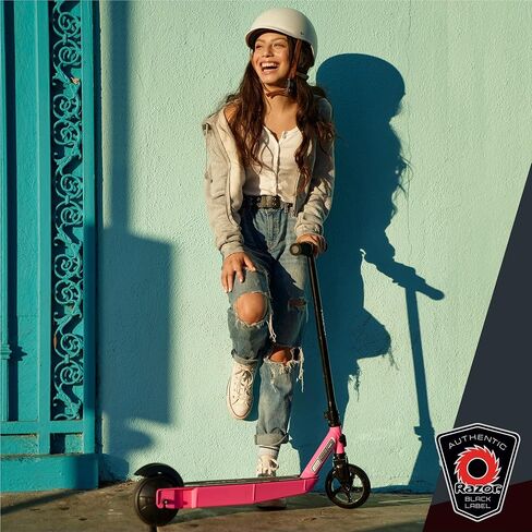 Razor Black Label E90 Electric Scooter for Kids Age 8 and Up, Power Core High-Torque Hub Motor, Up to 10 mph, All-Steel Frame in Saudi Arabia