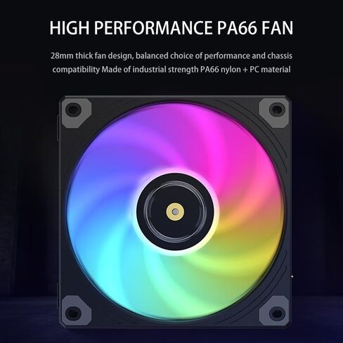 COOLLEO BL360 Digital Display Black ARGB 360mm AIO CPU Cooler,Three-Phase Nine-Stage Water Pump + 3* Hurricane T28Mag PWM Fan 300W TDP Liquid CPU Cooler for AMD AM4/AM5 & Intel LGA 115X/1200/1700 in Saudi Arabia