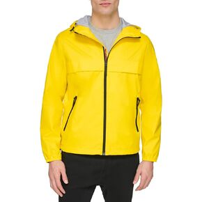 Tommy Hilfiger Men's Simple Hooded Rain Jacket