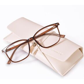 FONHCOO Blue Light Blocking Glasses Women Men TR90 Fashion Frame Computer Blue Light Glasses Anti UV Glare (Upgrade)