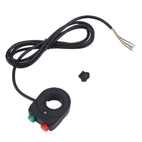 2 in 1 Motorcycle Horn Headlight Switch Handlebar Grip Control Button for Electric Bike Scooter Motorcycle Horn Button Handlebar Horn and Light Switch Motorcycle Horn Button