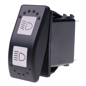 6 Pin High Low Beam Switch 710001725 Compatible with Can Am Commander Maverick 1000R Headlight Switch 20A 12V Amber LED Light