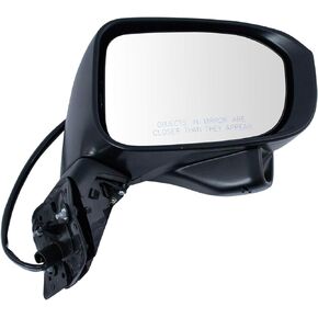 TRQ Mirror Power with Side View Camera Paint to Match RH Right Passenger for 2014-2015 Honda Civic Sedan