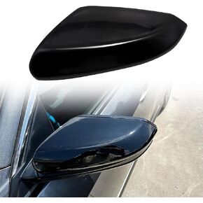 Black Left Driver Side Mirror Cap Cover Compatible with Honda Civic 2016 2017 2018 2019 2020 2021 Replace# 76251-TBA-A11ZF 76251-TBA-A21ZG