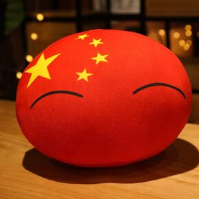 Countryball Plushie Balls Polandball Plush Toy US UK France Russia 4 inches Anime Cosplay Hugging Pillow Cushion Key Ring (CCCP)