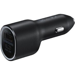 Vehicle Charger 2 Outputs USB-C/USB-A Ultra Fast Black 40W Without Cable