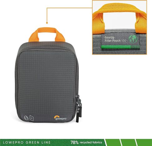 حقيبة مرشح Lowepro GearUp 100، رمادي داكن in Kuwait