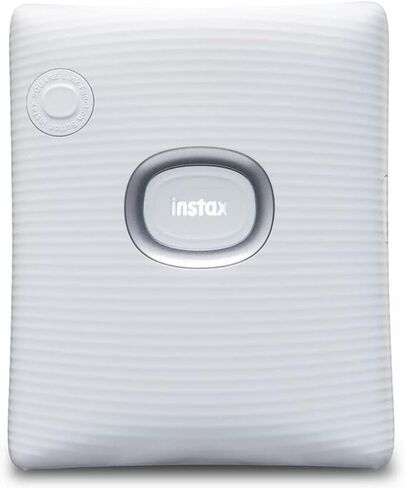 مجموعة أدوات بدء تشغيل الطابعة الذكية Instax Square Link - أبيض رمادي مع ألبوم وفيلم Instax Square (10 عروض) in Kuwait