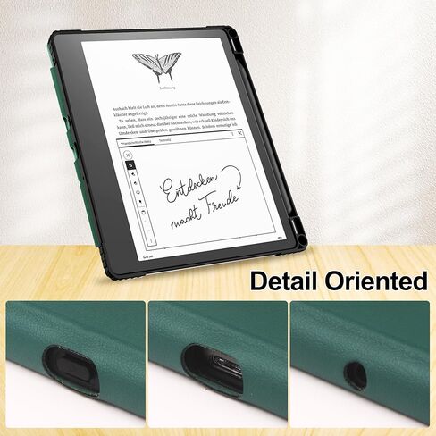 حافظة Slimshell شفافة لجهاز Kindle Scribe مقاس 10.2 بوصة إصدار 2022، غطاء حافظة Kindle Scribe مقاس 10.2 بوصة مع حامل قلم ومكتبة وظيفة النوم/الاستيقاظ التلقائي in Kuwait