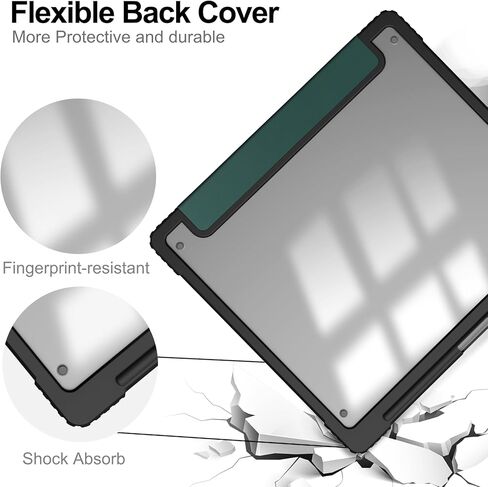 حافظة Slimshell شفافة لجهاز Kindle Scribe مقاس 10.2 بوصة إصدار 2022، غطاء حافظة Kindle Scribe مقاس 10.2 بوصة مع حامل قلم ومكتبة وظيفة النوم/الاستيقاظ التلقائي in Kuwait