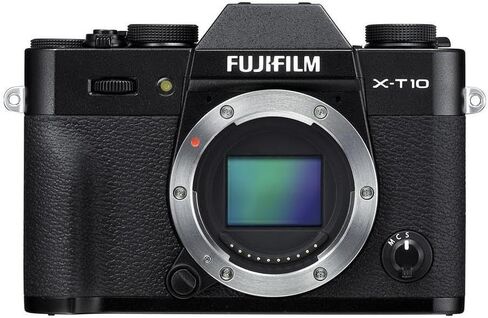 مجموعة كاميرا Fujifilm X-T10 الرقمية بدون مرآة باللون الأسود مع عدسة XF18-55mm F2.8-4.0 R LM OIS (الطراز القديم) in Kuwait