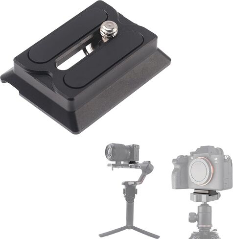 لوحة إطلاق سريع لكاميرا Fotga DSLR لـ DJI Ronin RS 2 RSC 2 RS 3 وPro RS2/RSC2/RS3/RS3 Pro Gimbal Stabilizer، متوافق مع Arca Swiss Tripod Clamp in Kuwait