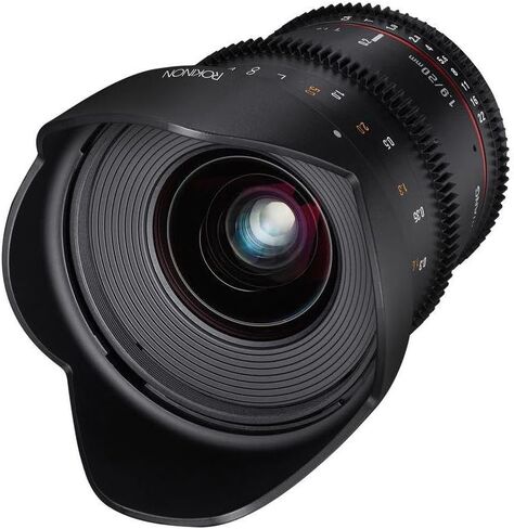 Rokinon 20mm T1.9 Cine DS AS ED UMC Wide Angle Cine Lens for Canon EF | Cinema lens provides smooth manual focus and consistent optical performance for professional video production. in Saudi Arabia