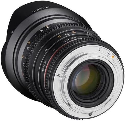 Rokinon 20mm T1.9 Cine DS AS ED UMC Wide Angle Cine Lens for Canon EF | Cinema lens provides smooth manual focus and consistent optical performance for professional video production. in Saudi Arabia