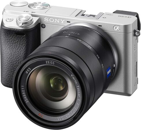 Sony Alpha a6300 ILCE6300M/B 24.2 MP Mirrorless Digital Camera with F3.5-5.6 OSS Zoom Lens, E 18-135mm, Black in Saudi Arabia