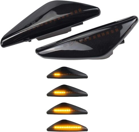 2x Side Marker light for E46 1999-2001 3 Series Sedan 316i 318i 320i 323i 328i 318d 320d & 1999-2003 3 Series Coupe 318ci 320ci 323ci 325ci 328ci 330ci Turn Signal Light Clear Lens in Saudi Arabia