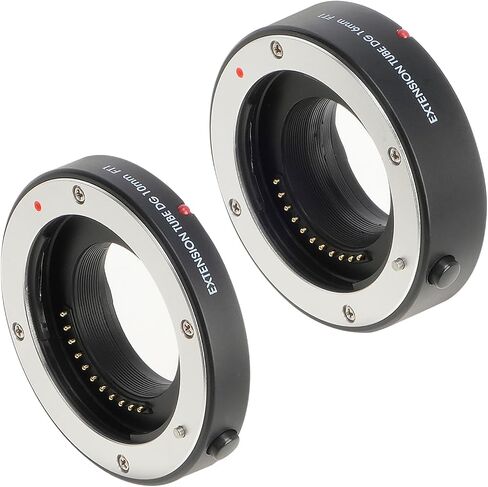 FOTGA Auto Focus Macro Extension Tube 10mm+16mm Set for Olympus Panasonic Micro Four Thirds M4/3 MFT Mount GH3/4 GH5 GH5s GH6 E-PM1 E-PM2 E-PL1 E-PL2/3 E-PL7/8/9/10 PEN-F E-M10 Mark II III DSLR Camera in Saudi Arabia