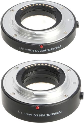 FOTGA Auto Focus Macro Extension Tube 10mm+16mm Set for Olympus Panasonic Micro Four Thirds M4/3 MFT Mount GH3/4 GH5 GH5s GH6 E-PM1 E-PM2 E-PL1 E-PL2/3 E-PL7/8/9/10 PEN-F E-M10 Mark II III DSLR Camera in Saudi Arabia