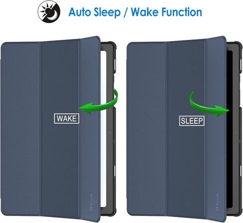 JETech Case for Samsung Galaxy Tab A8 10.5-Inch 2022 (SM-X200/X205/X207), Slim Lightweight Stand Protective Tablet Cover with Auto Wake/Sleep (Black) in Saudi Arabia