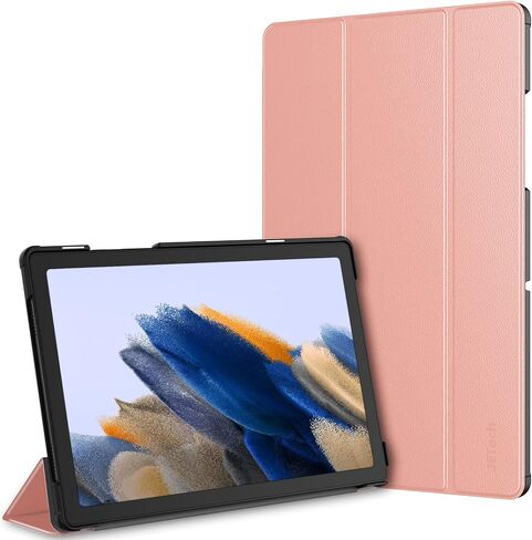 JETech Case for Samsung Galaxy Tab A8 10.5-Inch 2022 (SM-X200/X205/X207), Slim Lightweight Stand Protective Tablet Cover with Auto Wake/Sleep (Black) in Saudi Arabia